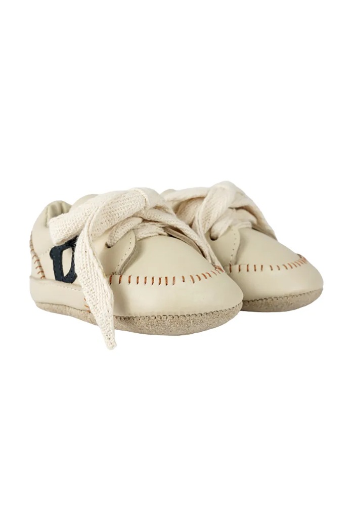 Donsje buty niemowlęce skórzane 1043400 beżowy AW26