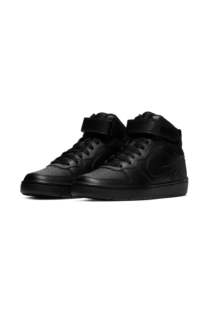 Nike Nike Court Borough Mid 2 sneakersy dziecięce skórzane CD7782 czarny AW26