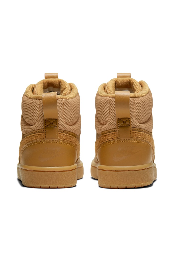 Chłopiec Jordan COURT BOROUGH MID 2 BOOT (GS) sneakersy dziecięce BQ5440 brązowy