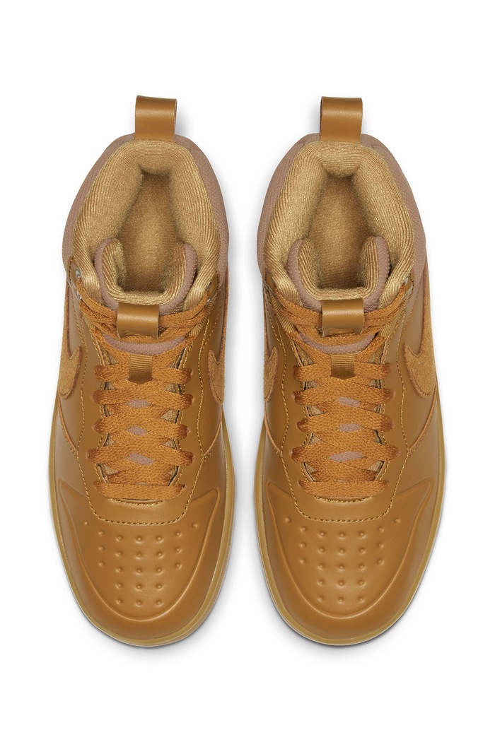 COURT BOROUGH MID 2 BOOT (GS) sneakersy dziecięce Jordan BQ5440 brązowy