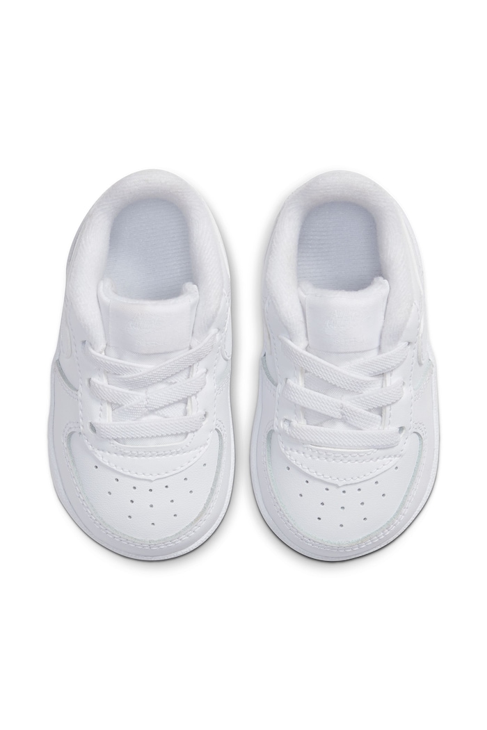 Nike Nike Force 1 Crib sneakersy niemowlęce skórzane CK2201 biały AW26