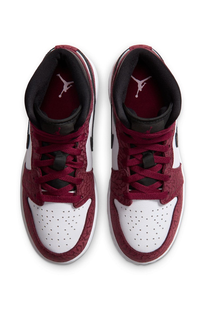 Air Jordan 1 Mid SE sneakersy dziecięce Jordan IQ5230 bordowy