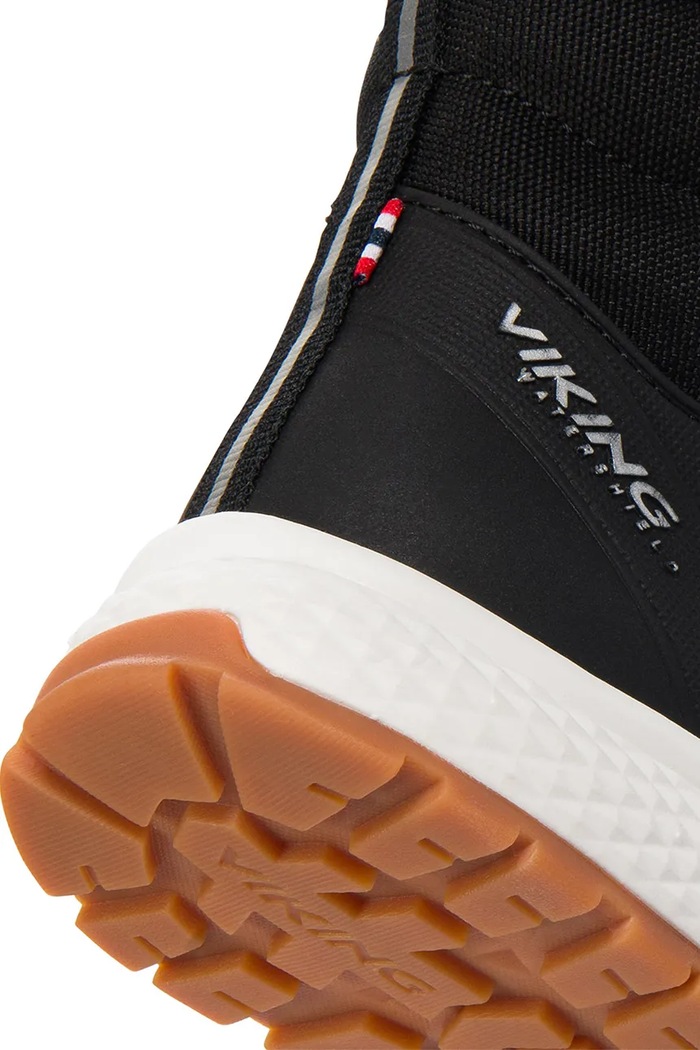 Buty zimowe dziecięce Equip Defence Warm WP 2V Viking Kids czarny 3.94400