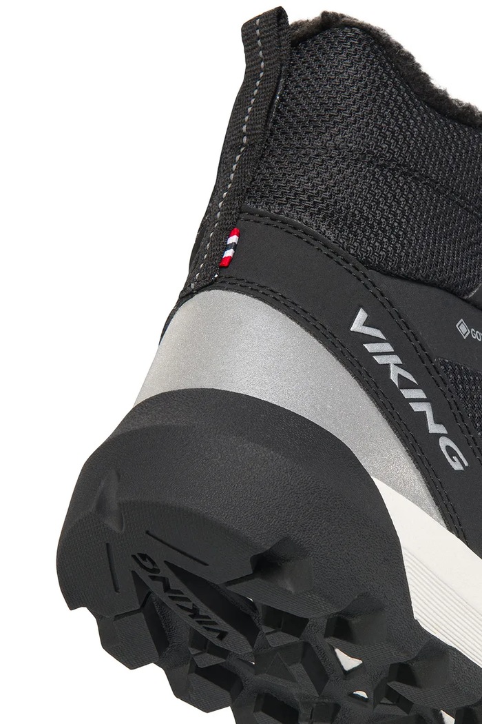 Buty zimowe dziecięce Expower Warm GTX BOA Viking Kids czarny 3.94125