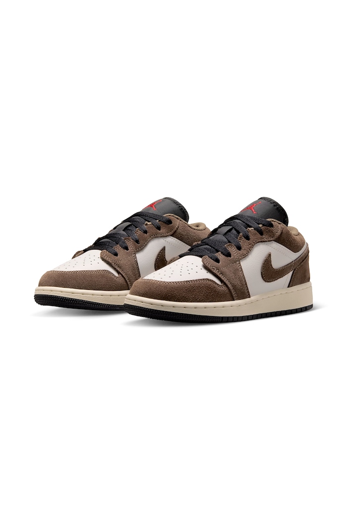 Jordan Air Jordan 1 Low sneakers boty dětské kožené 553560 hnědá AW26