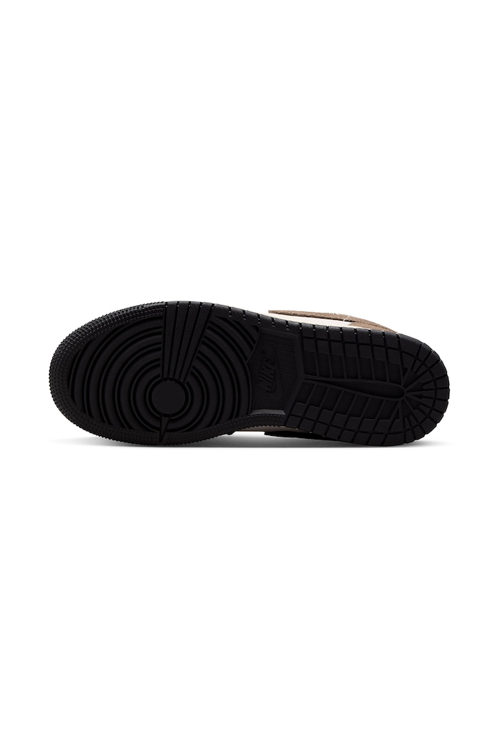 Air Jordan 1 Low sneakers boty dětské kožené Jordan hnědá 553560