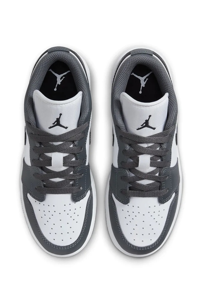 Air Jordan 1 Low sneakersy dziecięce skórzane Jordan 553560 czarny