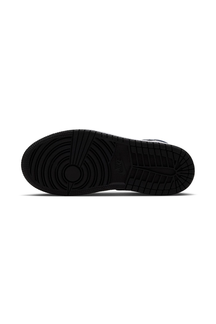 Jordan 1 Mid sneakersy dziecięce skórzane Jordan czarny DQ8424
