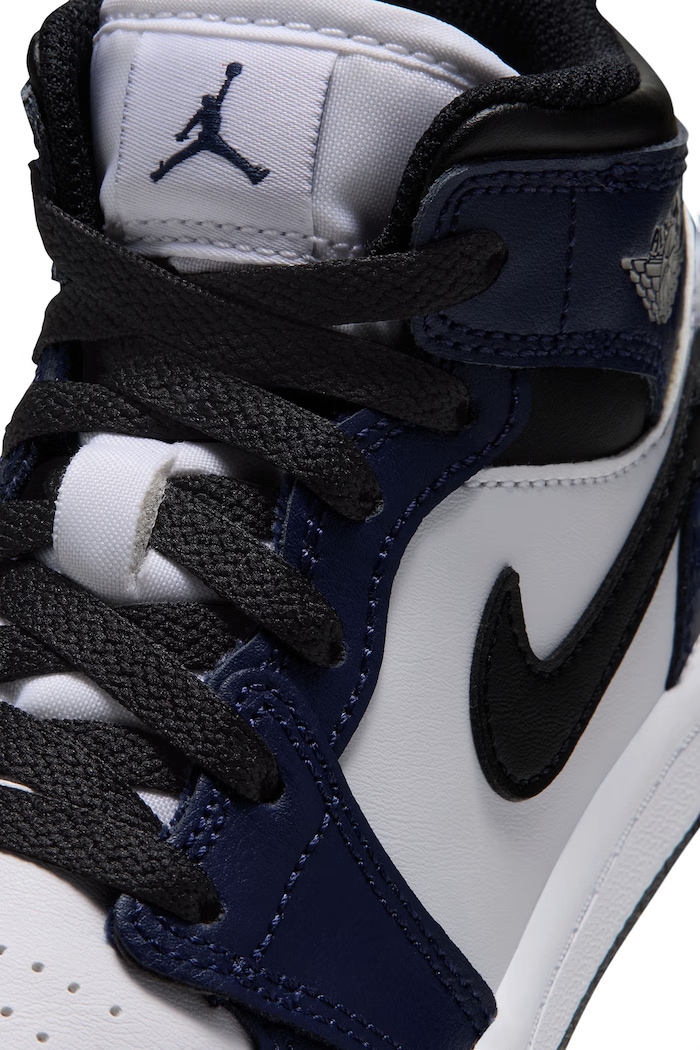 Jordan Jordan 1 Mid sneakersy dziecięce skórzane DQ8424