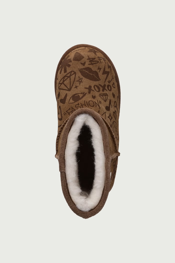 Buty zimowe dziecięce zamszowe Brumby Sketch Emu Australia K13368.Brumby.Sketch brązowy