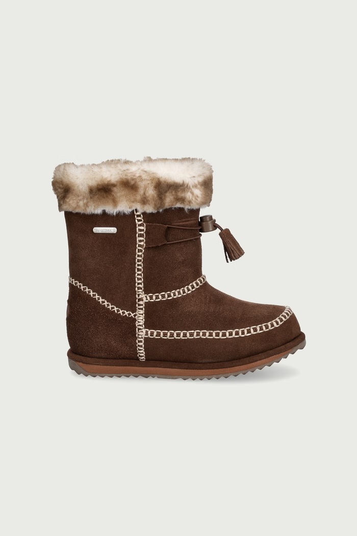 Emu Australia Buty zimowe dziecięce zamszowe Bobby Lo K13364.Bobby.Lo brązowy AW26