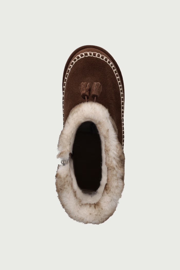 Buty zimowe dziecięce zamszowe Bobby Lo Emu Australia K13364.Bobby.Lo brązowy