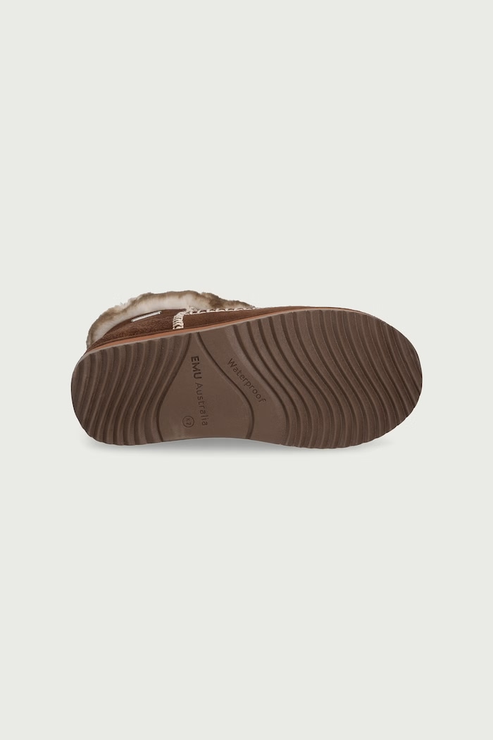 Buty zimowe dziecięce zamszowe Bobby Lo Emu Australia brązowy K13364.Bobby.Lo