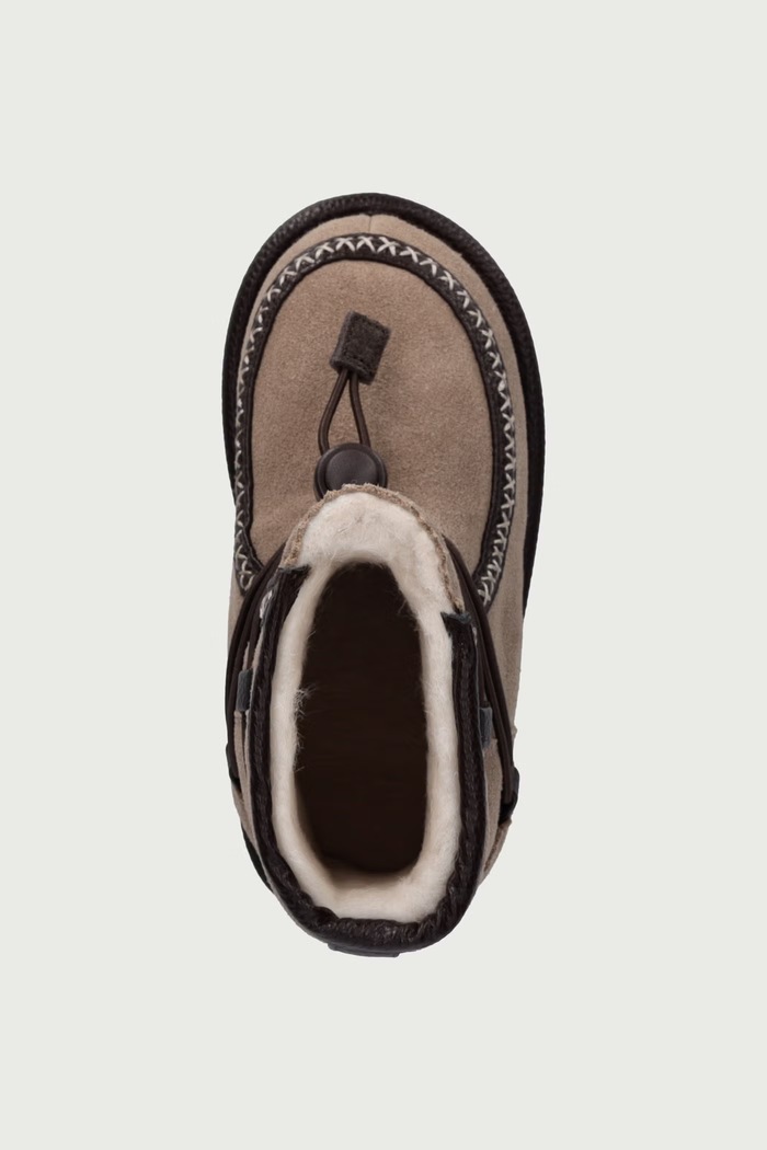 Buty zimowe dziecięce skórzane Hunter Mini Emu Australia K13349.Hunter.Mini beżowy