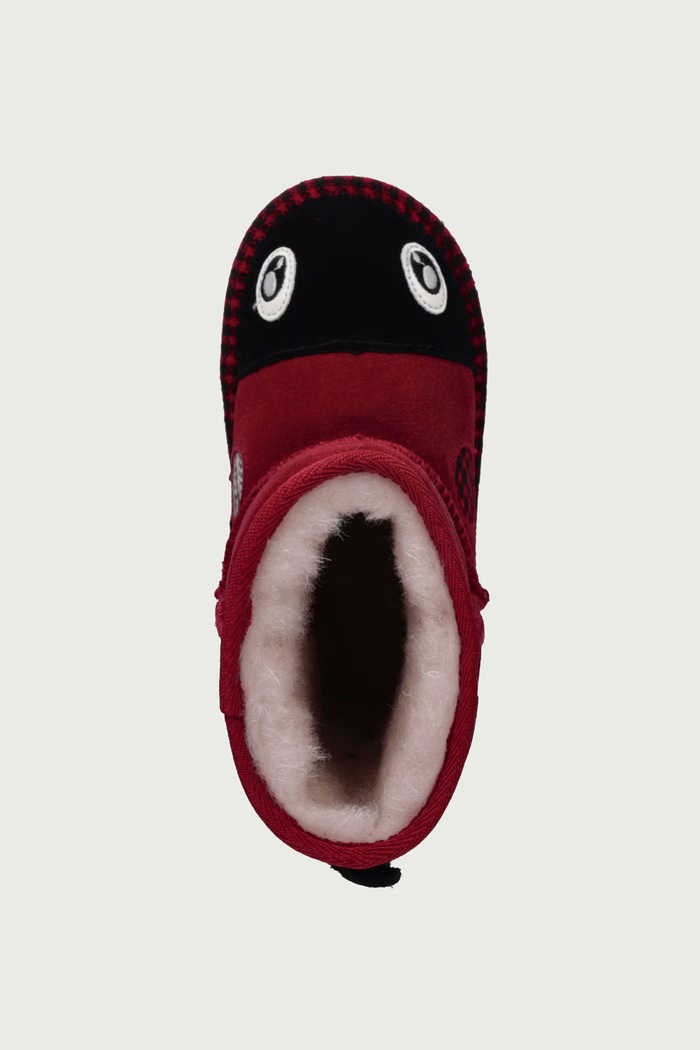 Buty zimowe dziecięce skórzane Lenny Ladybug Emu Australia K13325.Lenny.Ladybug czerwony