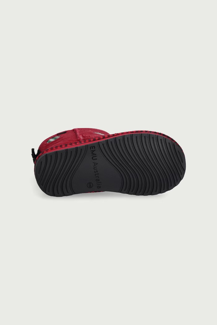 Buty zimowe dziecięce skórzane Lenny Ladybug Emu Australia czerwony K13325.Lenny.Ladybug