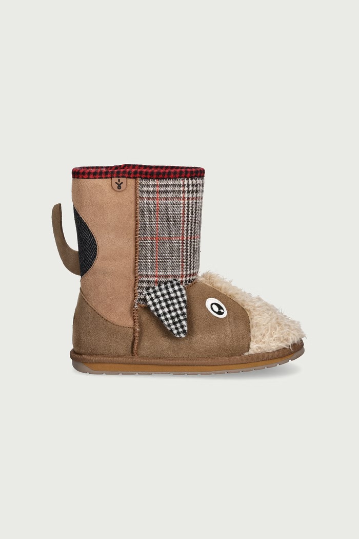 Emu Australia Buty zimowe dziecięce zamszowe Tommie Terrier K13323.Tommie.Terrier brązowy AW26
