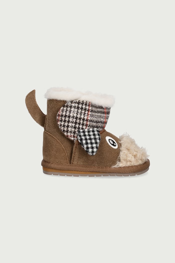 Emu Australia Buty zimowe dziecięce zamszowe Tommie Terrier Walker B13324.Tommie.Terrier.W brązowy AW26