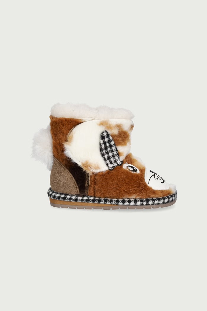 Emu Australia Buty zimowe dziecięce Riley Rabbit Walker B13322.Riley.Rabbit.Wal beżowy AW26