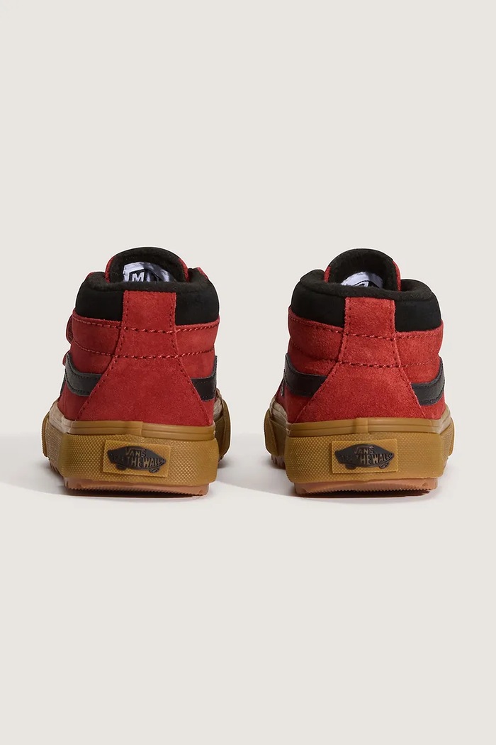 Chlapec Vans SK8-Mid Reissue V Insulated detské semišové tramky VN000V90BRD1 červená