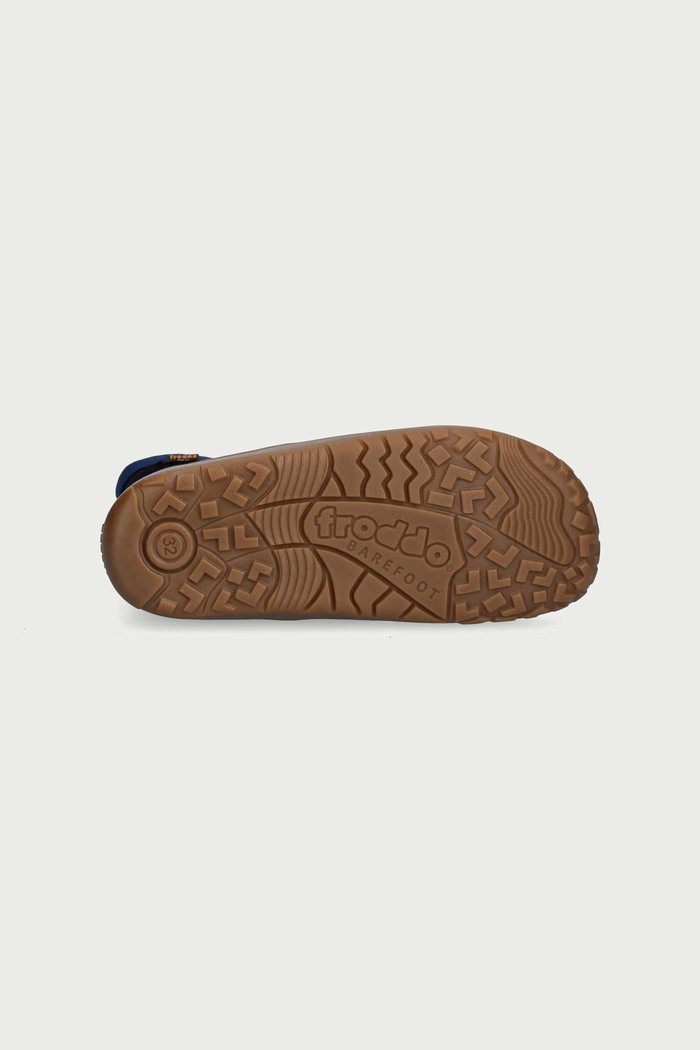 Μπότες χιονιού Παιδικές BAREFOOT TEX TRACK WOOL Froddo σκούρο μπλε G3160251.31.35