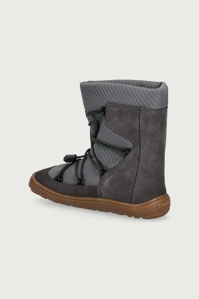Αγορίστικα Froddo Μπότες χιονιού Παιδικές BAREFOOT TEX TRACK WOOL G3160251.31.35 γκρί