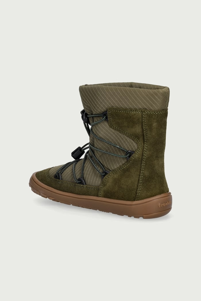 BIMBA Froddo Stivali da neve per bambini BAREFOOT TEX TRACK WOOL G3160251.31.35 verde