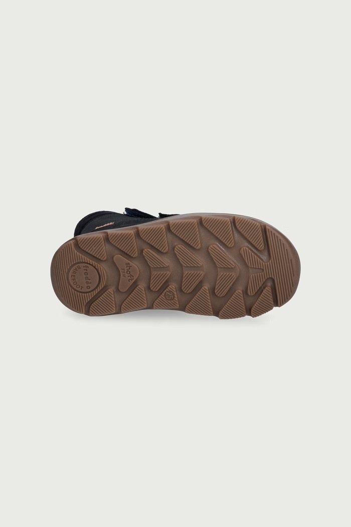 Obuća zimska za djecu od kože ZERU TEX WINTER BAREFOOT Froddo mornarsko plava G3160240.24.30