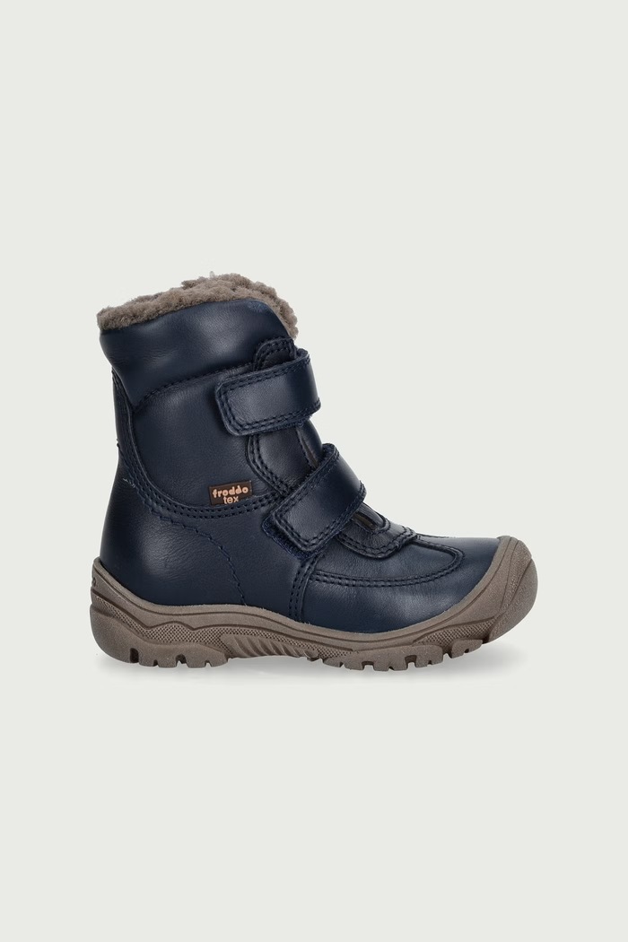 Froddo Obuća zimska za djecu od kože LINZ WOOL TEX HIGH G3160230.25.30 plava AW26