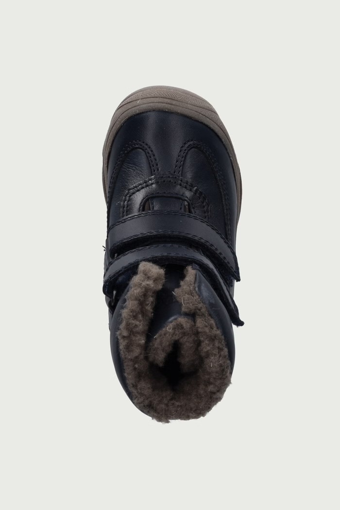 Obuća zimska za djecu od kože LINZ WOOL TEX HIGH Froddo G3160230.25.30 plava