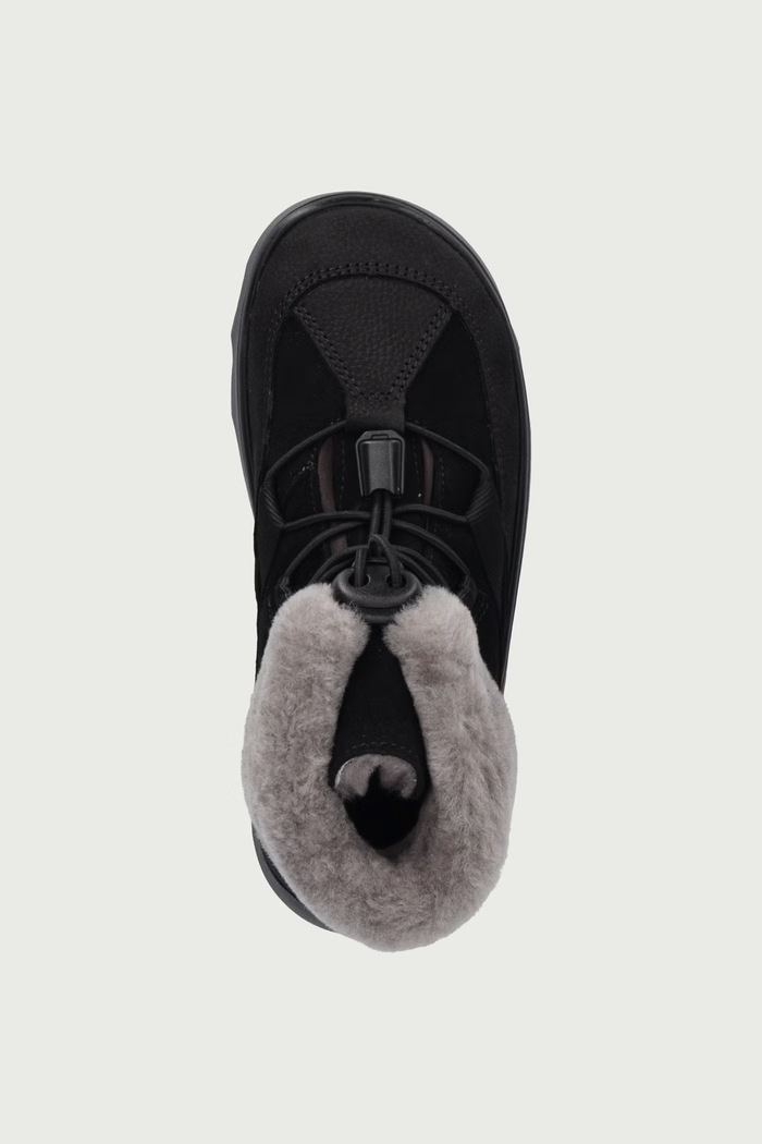 Obuća zimska za djecu od kože ZERU TEX COSY BAREFOOT Froddo G3110258.K.24.30 crna