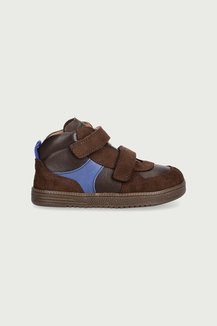 Froddo Cipele za djecu od kože LOOP HIGH-TOPS BAREFOOT G2110157.25.30 smeđa AW26