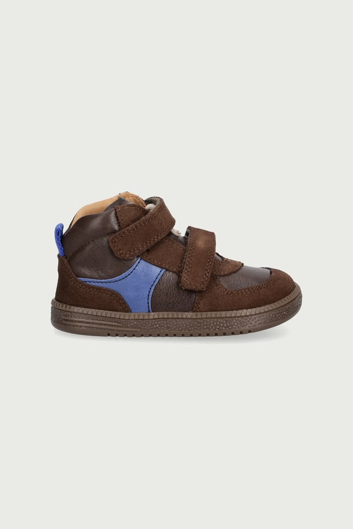 Froddo Cipele za djecu od kože LOOP HIGH-TOPS BAREFOOT G2110157.20.24 smeđa AW26