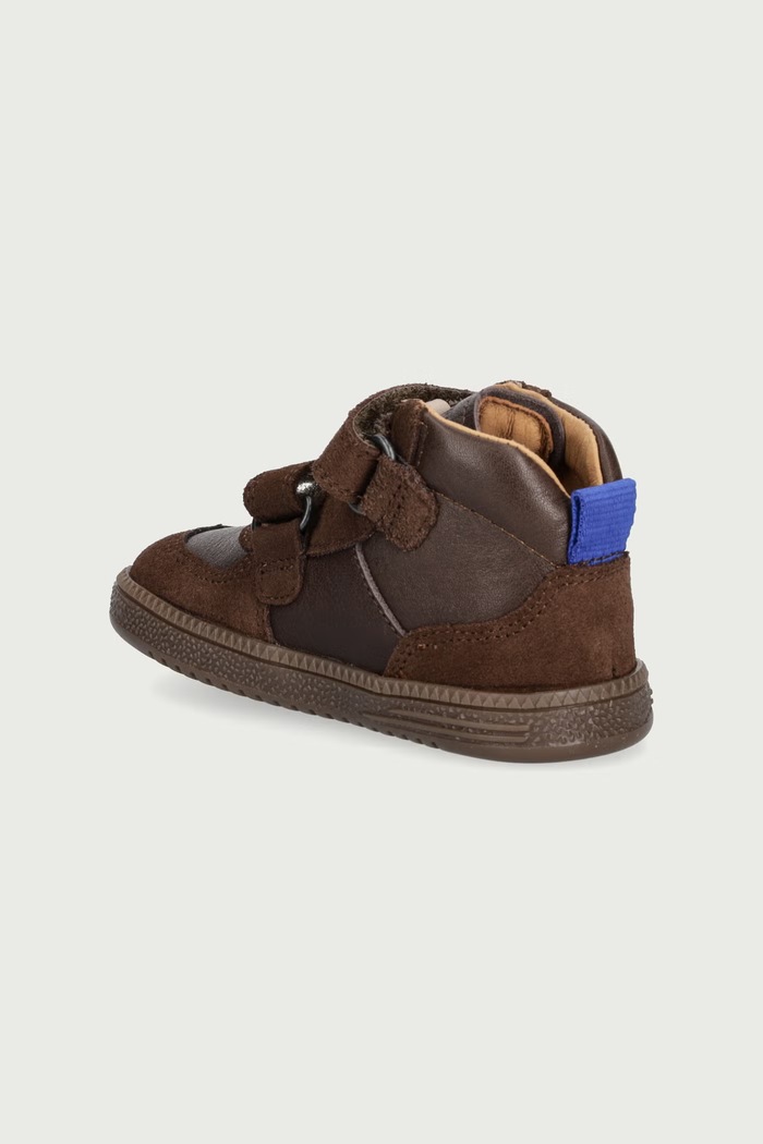 Dječaci Froddo Cipele za djecu od kože LOOP HIGH-TOPS BAREFOOT G2110157.20.24 smeđa