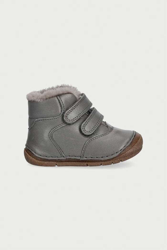 Froddo Topánky zimné detské kožené PAIX UP WINTER G2110143 sivá AW26