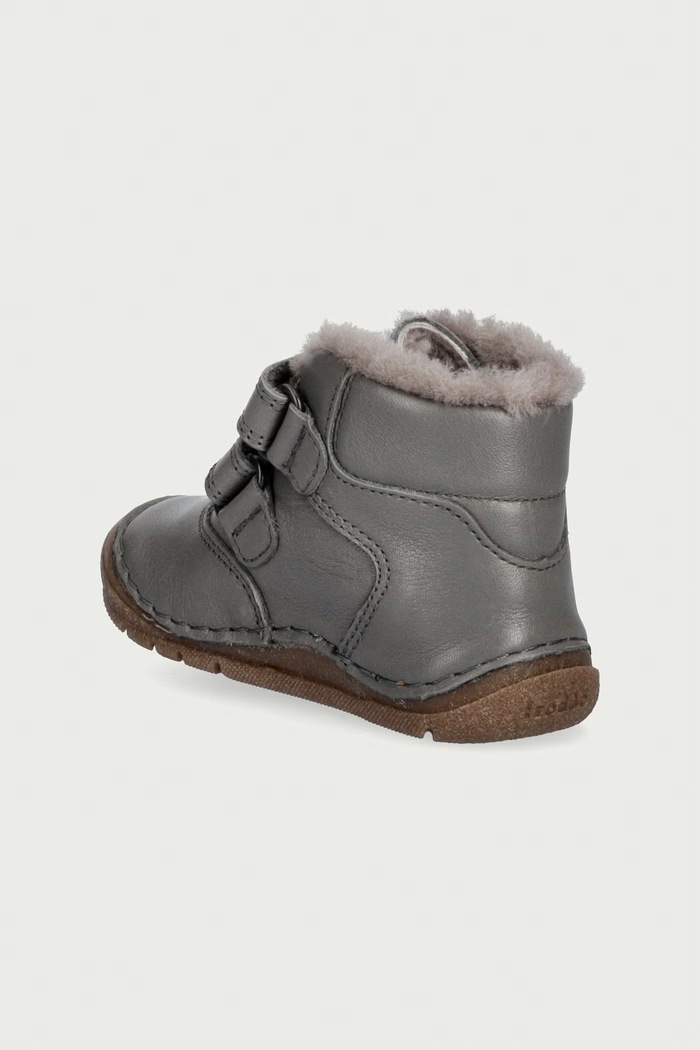 Chlapec Froddo Topánky zimné detské kožené PAIX UP WINTER G2110143 sivá