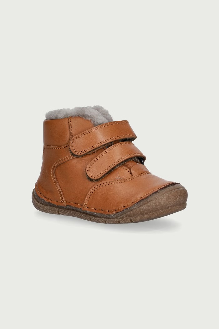 Froddo Topánky zimné detské kožené PAIX UP WINTER hnedá G2110143