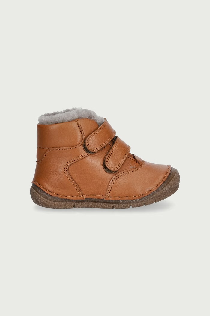 Froddo Topánky zimné detské kožené PAIX UP WINTER G2110143 hnedá AW26