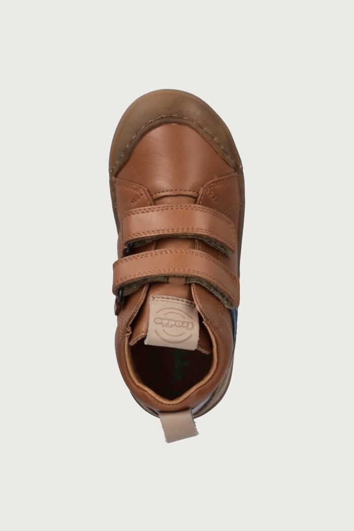 Cipele za djecu od kože ROSARIO HIGH-TOP Froddo G2110134.K.25.30 smeđa