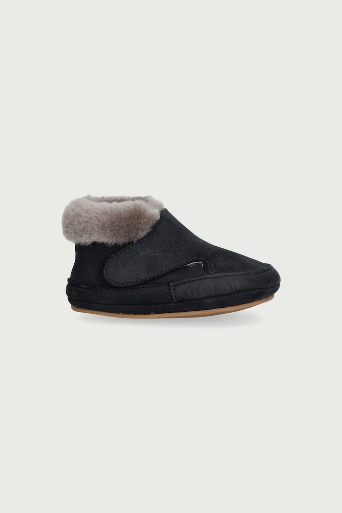 Froddo Obuća za bebe od kože BAREFOOT FURRY WALK G1160004 mornarsko plava AW26