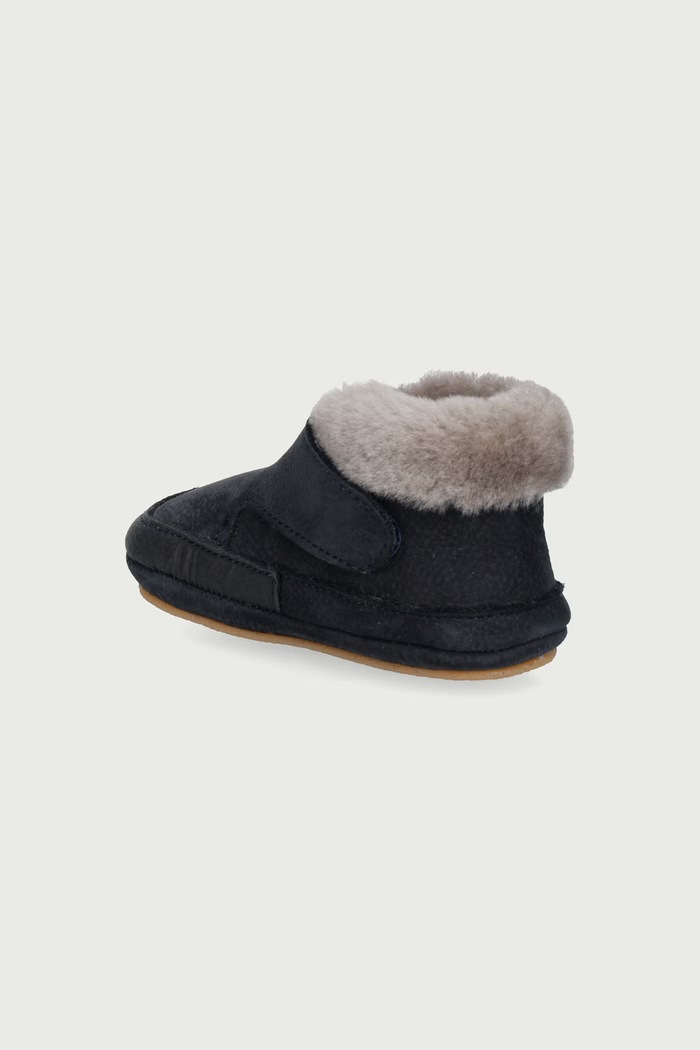 Dječaci Froddo Obuća za bebe od kože BAREFOOT FURRY WALK G1160004 mornarsko plava