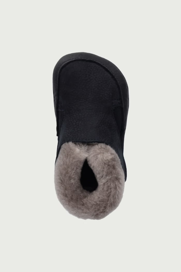 Obuća za bebe od kože BAREFOOT FURRY WALK Froddo G1160004 mornarsko plava