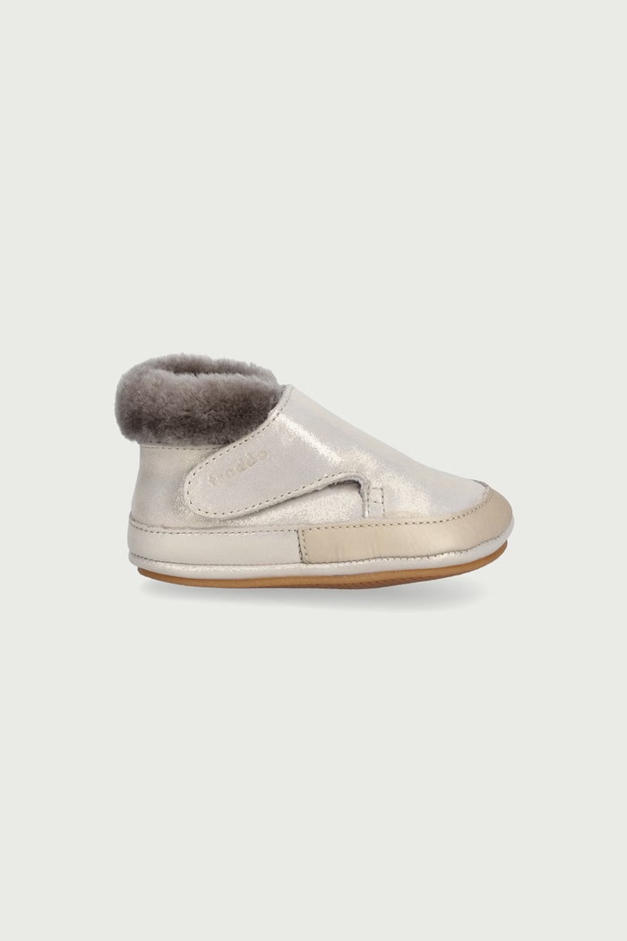Froddo Buty niemowlęce skórzane BAREFOOT FURRY WALK G1160004 beżowy AW26