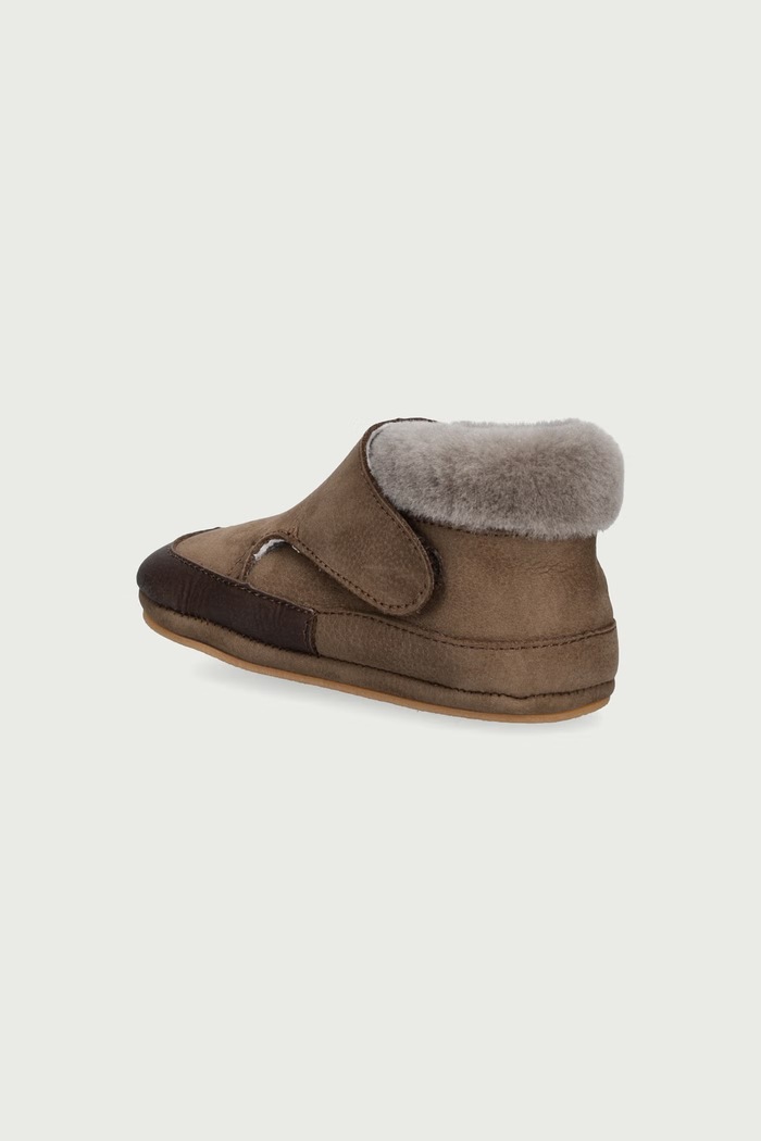Dječaci Froddo Obuća za bebe od kože BAREFOOT FURRY WALK G1160004 smeđa