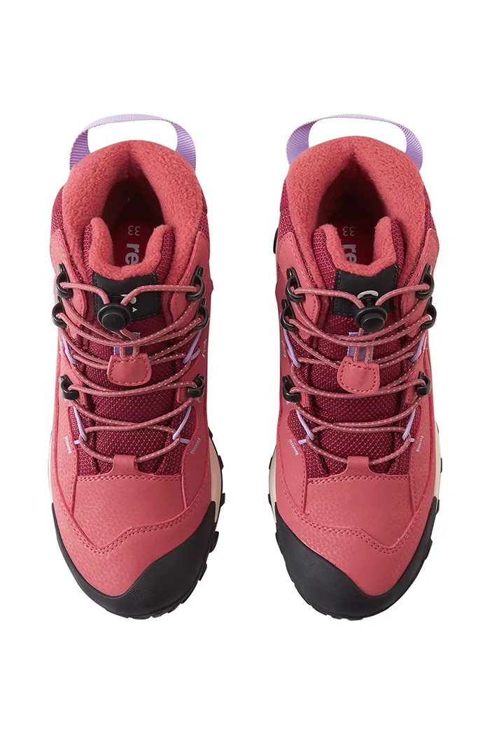 Buty zimowe dziecięce Kulkuri Frost Reima czerwony 5400183A.9BY2