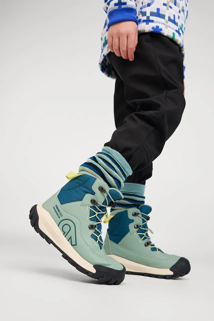 Reima Buty zimowe dziecięce Kulkuri Frost zielony 5400183A.9BY2