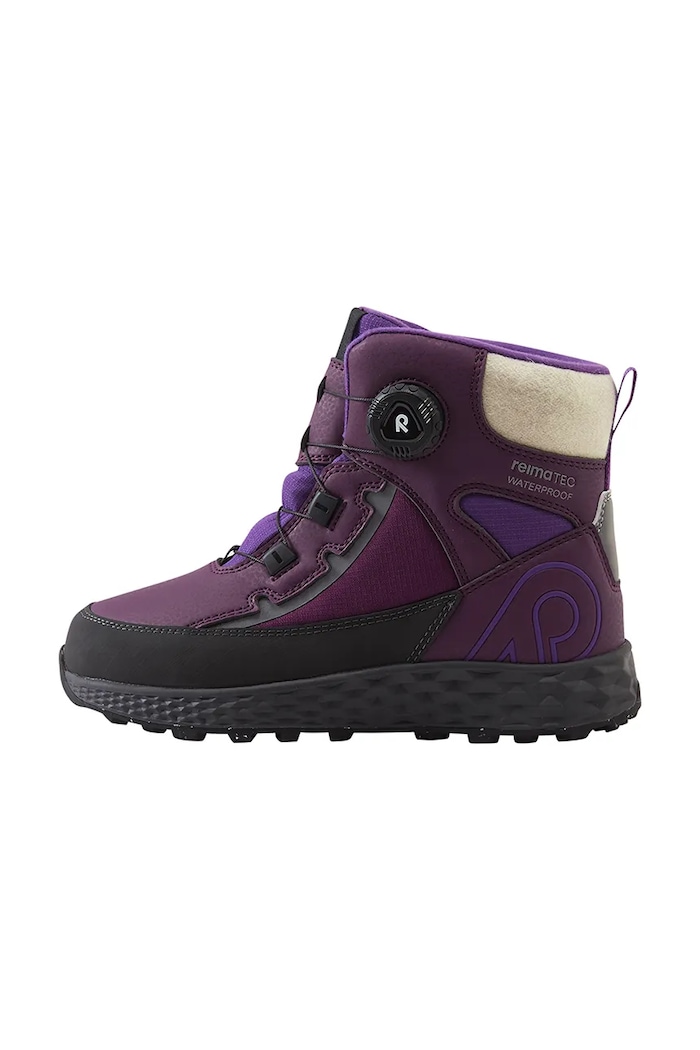 Chłopiec Reima Buty zimowe dziecięce Hallava Quicklock 5400164A.9BY2 fioletowy