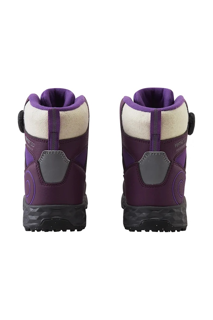 Buty zimowe dziecięce Hallava Quicklock Reima 5400164A.9BY2 fioletowy