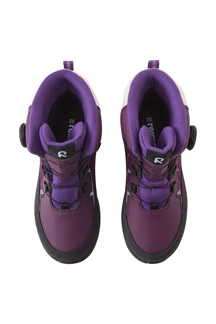 Buty zimowe dziecięce Hallava Quicklock Reima fioletowy 5400164A.9BY2