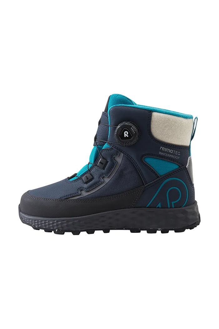 Chłopiec Reima Buty zimowe dziecięce Hallava Quicklock 5400164A.9BY2 granatowy